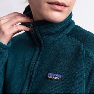 Patagonia better sweater 1/4 zip, Dark Borealis Green.